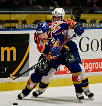 Nicklas Danielsson, Djurgården, och Jan Hrdina, HV71