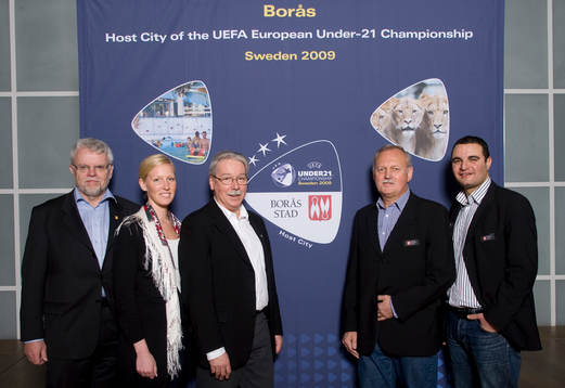 Fotboll, U21 EM i Sverige 2009, gruppbild
