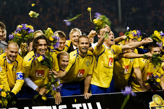 Sverige jublar