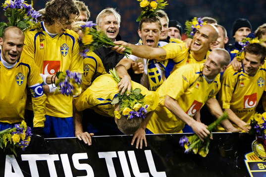 Sverige jublar