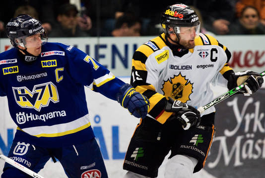 Johan Davidsson, HV71 och Mikael Renberg, Skellefteå