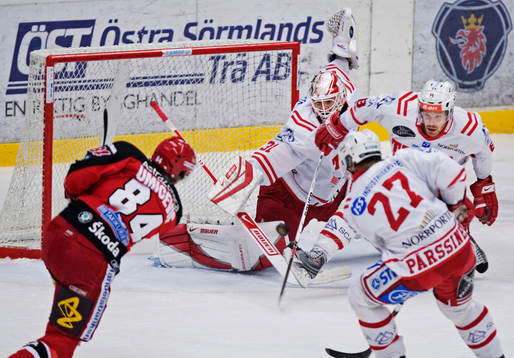 Dragan Umicevic, Södertälje, Johan Backlund, målvakt,