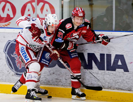 Jonathan Hedström, Timrå, och Jarno Kultanen, Södertälje