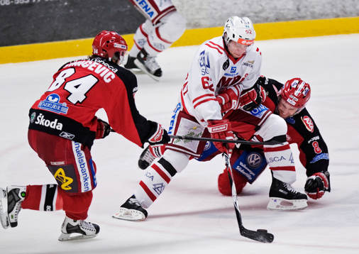 Petr Tenkrat, Timrå, Dragan Umicevic och Martin Cibak i