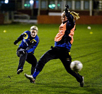 Victoria Svensson skjuter
