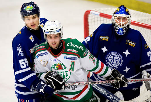 Jakob Johansson, Rögle och Libor Prochazka, målvakt,