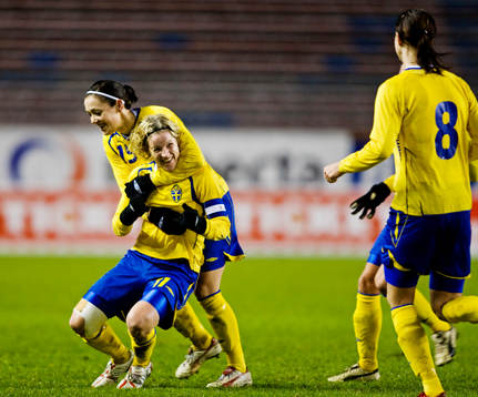 Victoria Svensson, jubel