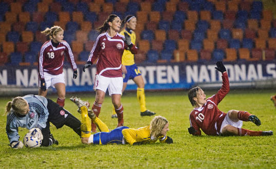 Victoria Svensson, Sverige och Anne Dot Eggers Nielsen,