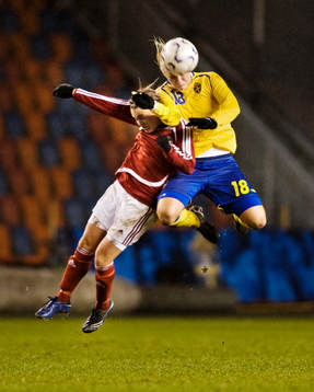 Nilla Fischer, Sverige, Camilla Paaske Sørensen, Danmark