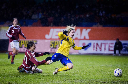 Victoria Svensson, Sverige och Anne Dot Eggers Nielsen,