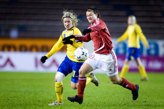 Victoria Svensson, Sverige, och Anne Dot Eggers Nielsen,