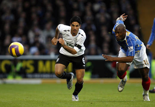 Mikel Arteta, Everton och Noe Pamarot, Portsmouth