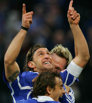 Marcelo Bordon, Rafinha, Ivan Rakitic, Schalke, jubel