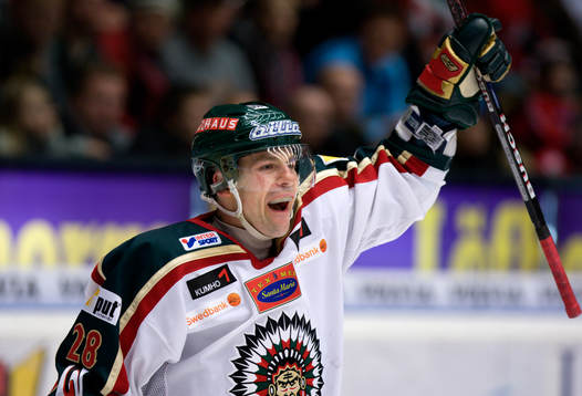 Martin Plüss, Frölunda 1-2 (jubel)