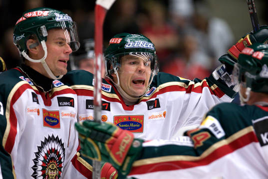 Martin Plüss, Frölunda 1-2 (jubel)