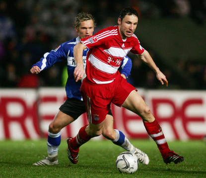 Fotboll, tysk, Bundesliga, Arminia Bielefeld - Bayern