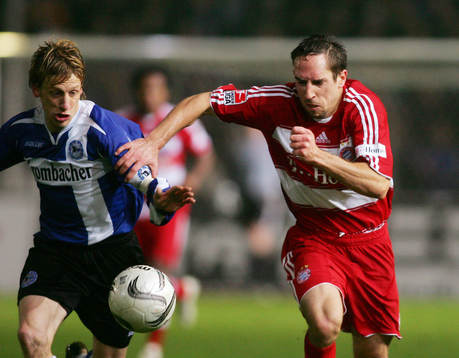 Fotboll, tysk, Bundesliga, Arminia Bielefeld - Bayern