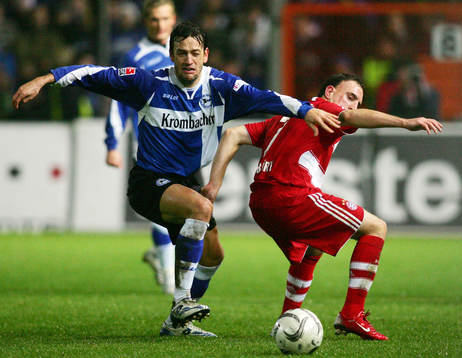 Fotboll, tysk, Bundesliga, Arminia Bielefeld - Bayern
