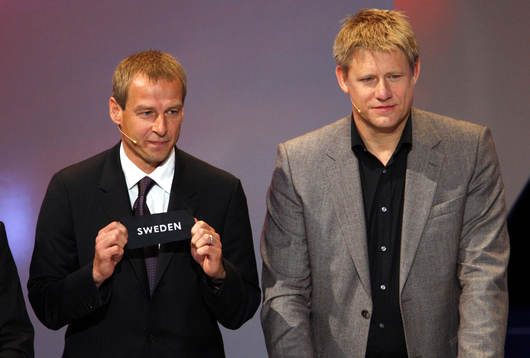 Jurgen Klinsmann och Peter Schmeichel