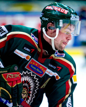 Ronnie Sundin, Frölunda, med tungan rätt i mun