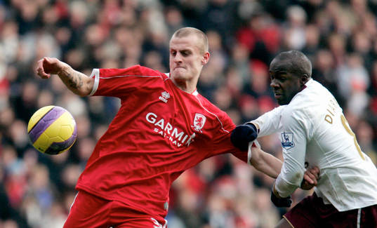 Fotboll, Premier League, (Engelsk Liga) Middlesbrough v