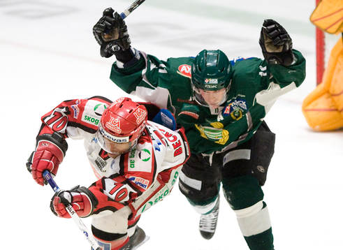 Samuel Beckstrand, Almtuna, och Robin Jalkerud, Hammarby