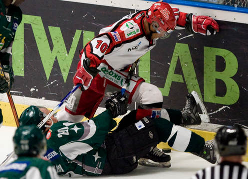 Tomas Lindgren, Hammarby, och Samuel Beckstrand, Almtuna