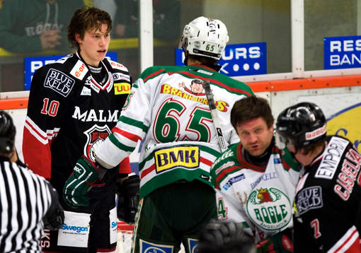 Robin Alvares, Malmö och Andrée Persson, Rögle