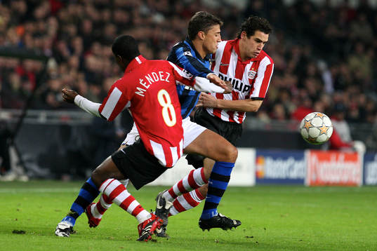 Hernan Crespo mot Dirk Marcellis och Edison Mendez