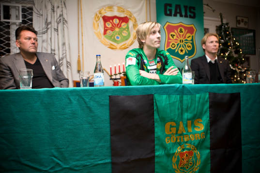 Gais, ordförande, Christer Wallin och sportchef Magnus