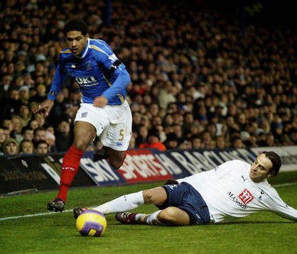 Glen johnson och Dimitar Berbatov