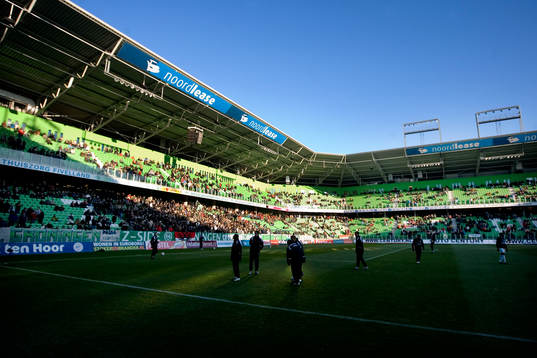 Fotboll, Holländsk liga, Eredivisie, arena Euroborg,