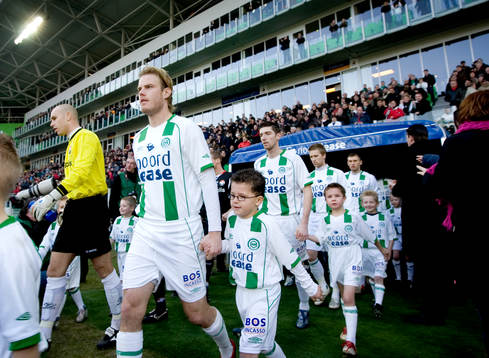 Fredrik Stenman, Groningen, spelarentré. Entré, inmarsch