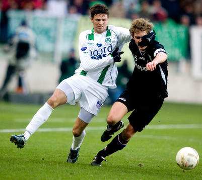 Marcus Berg, Groningen och Arjan Swinkels, Willem II