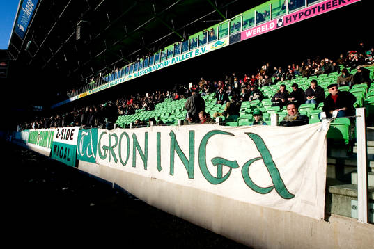 Euroborg arena, läktare. Interiör