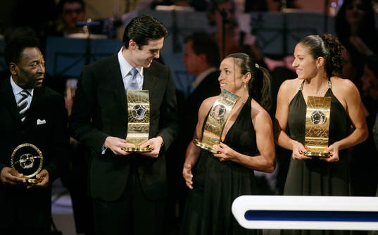 Pele, Kaka, Marta och Cristiane
