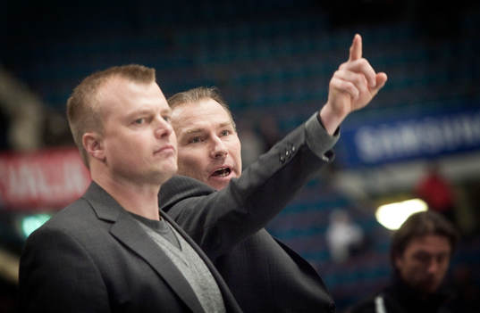 Anders Gozzi, Tränare AIK och Rikard Franzén, Ass.