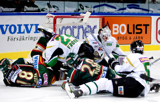 Steven Kariya, Martin Plüss, Frölunda Jonas Frögren,