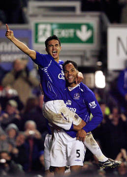 Fotboll, engelsk, Premier League, Everton - Bolton