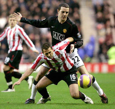 Fotboll, engelsk, Premier League, Sunderland - Manchester