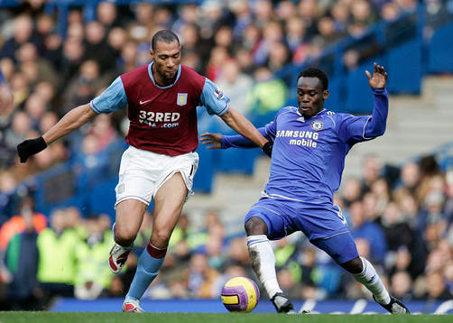 Michael Essien, Chelsea och John Carew, Aston Villa