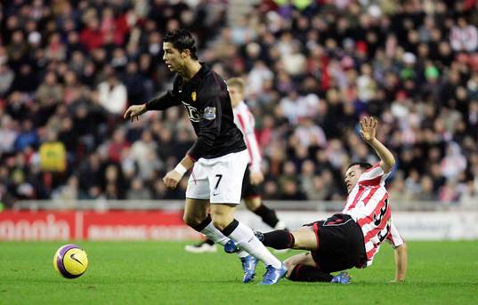 Fotboll, engelsk, Premier League, Sunderland - Manchester