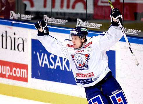 Ville Vahalathi, Linköping 0-2, jubel