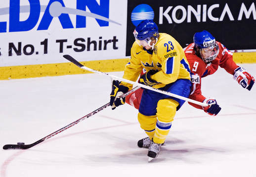 Robin Figren, Sverige, snurrar bort Michal Jordan, Tjeckien