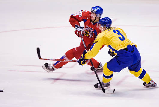 Zbynek Hampl, Tjeckien, och Johan Motin, Sverige