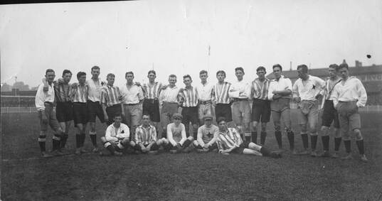 Fotboll, Göteborgs Kamraterna. Sleipner Norrköping. 1908.