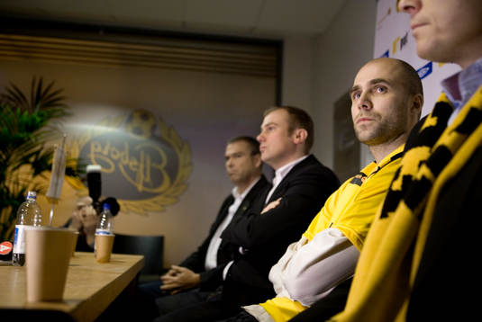 Fotboll, Allsvenskan, Presskonferens i Borås. Elfsborg