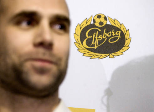 Fotboll, Allsvenskan, Presskonferens i Borås. Elfsborg