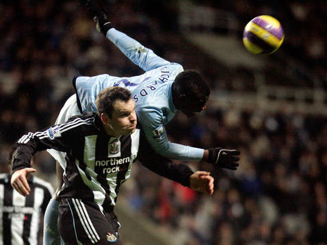 Fotboll, engelsk, Premier League, Newcastle - Manchester