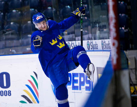 Patrik Berglund är glad